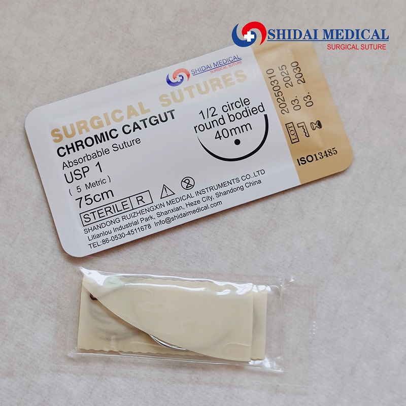 Chromic catgut suture