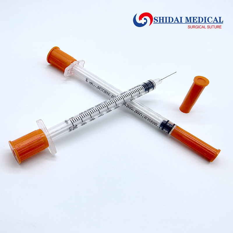 Dispensing Needle Sterile Insulin Syringes-Medical Diabetic
